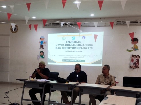 H. Paino dan H Sudiarto Terpilih sebagai Ketua Takmir Masjid Almujahidin dan Manager GTMI TMI – YBTMA Periode 2025-2030 (Growth Mindset; Pola Pikir Bertumbuh)