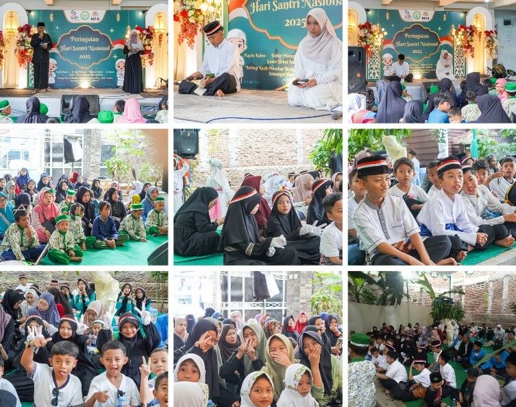 Pesantren Al-Istiqlal Tanimulya Indah berikan santunan @ Rp. 500.000,- kepada 45 Anak Yatim di Peringatan Hari Santri Nasional 2025